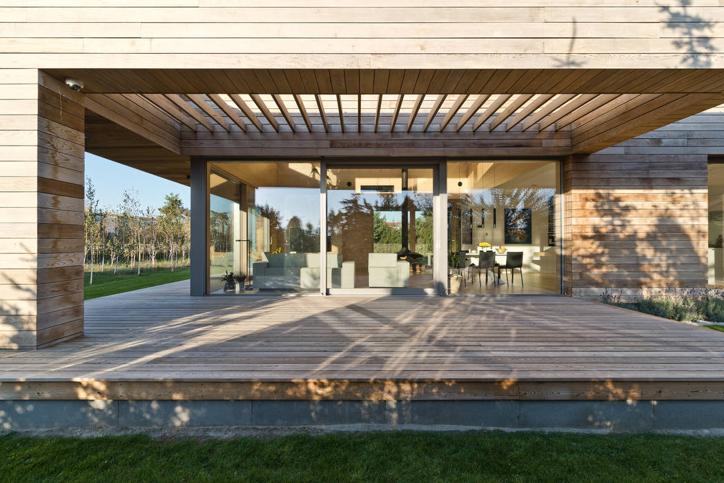 Cedar House, Fotografia Przemysław Turlej Fotografia Przemysław Turlej Chalets & maisons en bois Bois Effet bois