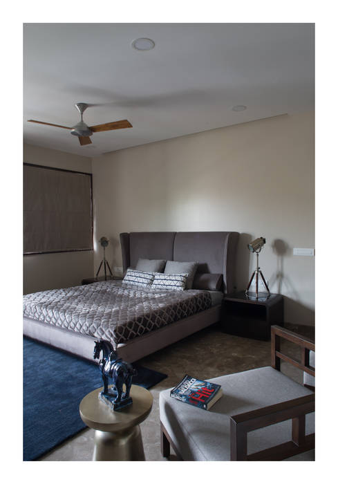 Apartment in Chennai, Rakeshh Jeswaani Interior Architects Rakeshh Jeswaani Interior Architects Eclectic style bedroom