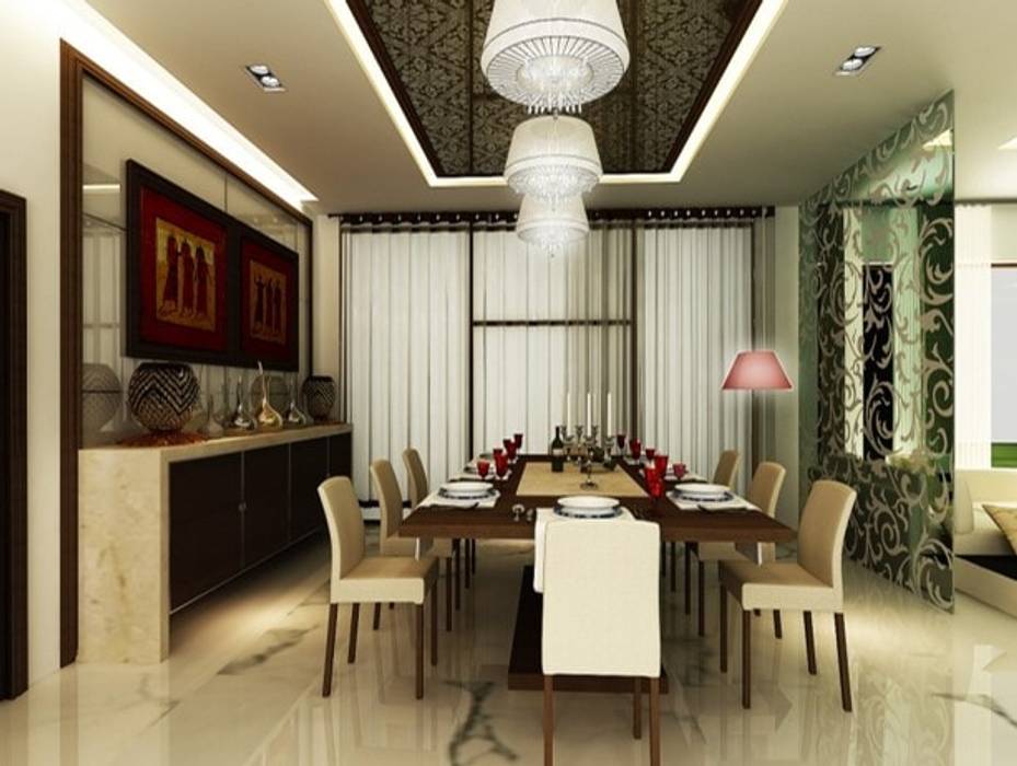 Dining Room Designs, sunilchitara sunilchitara Modern dining room