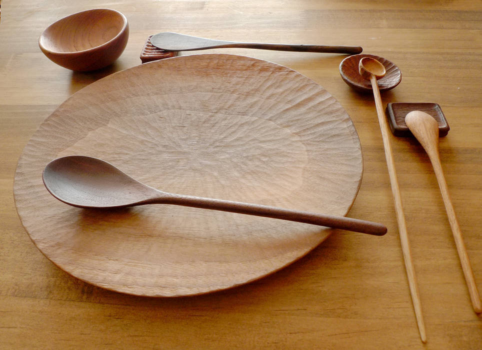 テーブルセット, みたけさいとう商店 みたけさいとう商店 Kitchen Wood Wood effect Cutlery, crockery & glassware