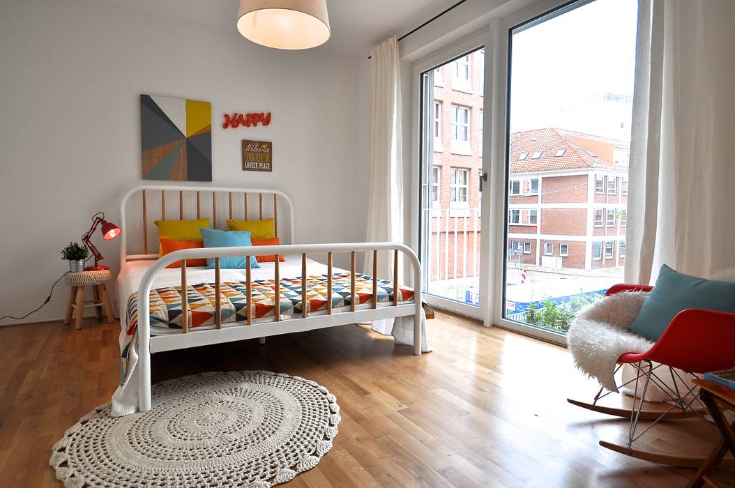 kleine Musterwohnung, K. A. K. A. Kamar Tidur Gaya Skandinavia