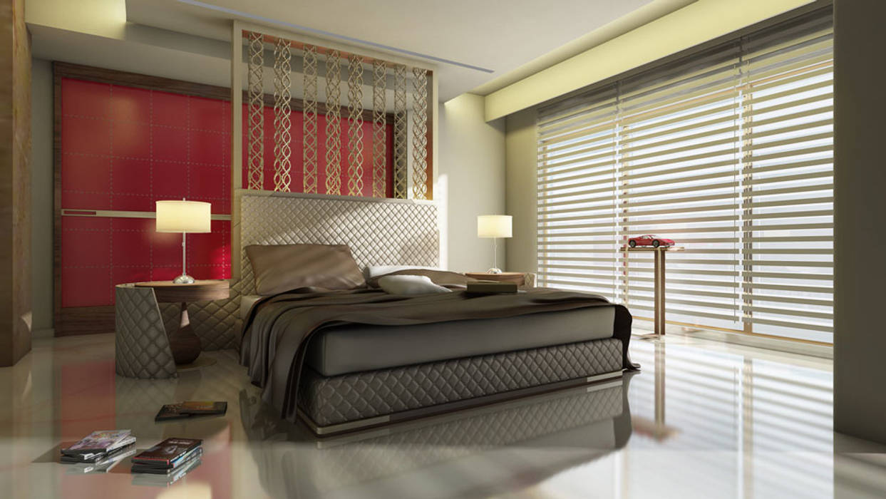 Interior designs, Spacious Designs Architects Pvt. Ltd. Spacious Designs Architects Pvt. Ltd. Modern Bedroom