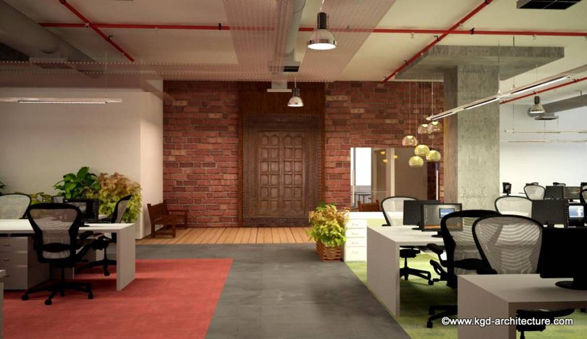 Commercial Interior Projects, Kgd-architecture Kgd-architecture Ruang Studi/Kantor Modern