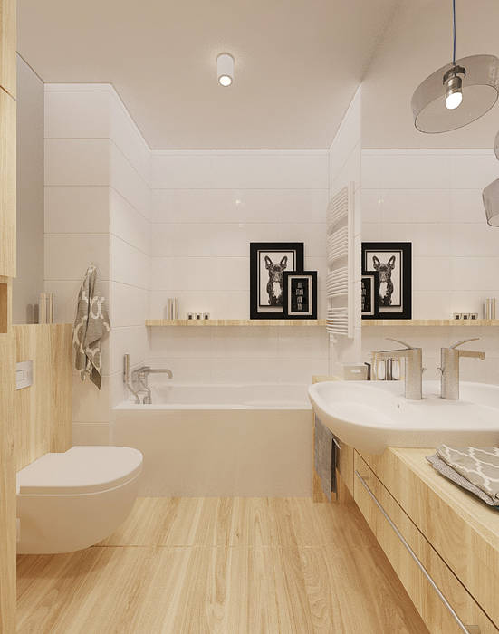 Mieszkanie na wynajem, And Interior Design And Interior Design Modern Bathroom
