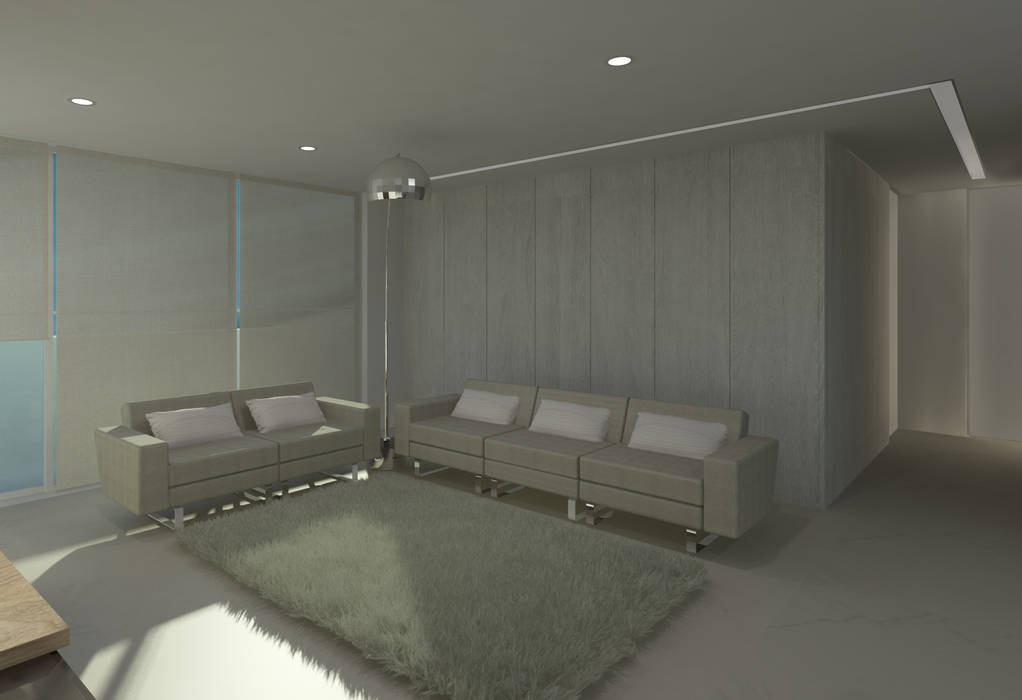 LIVING ROOM, Minimal-Line Minimal-Line Minimalistische Wohnzimmer