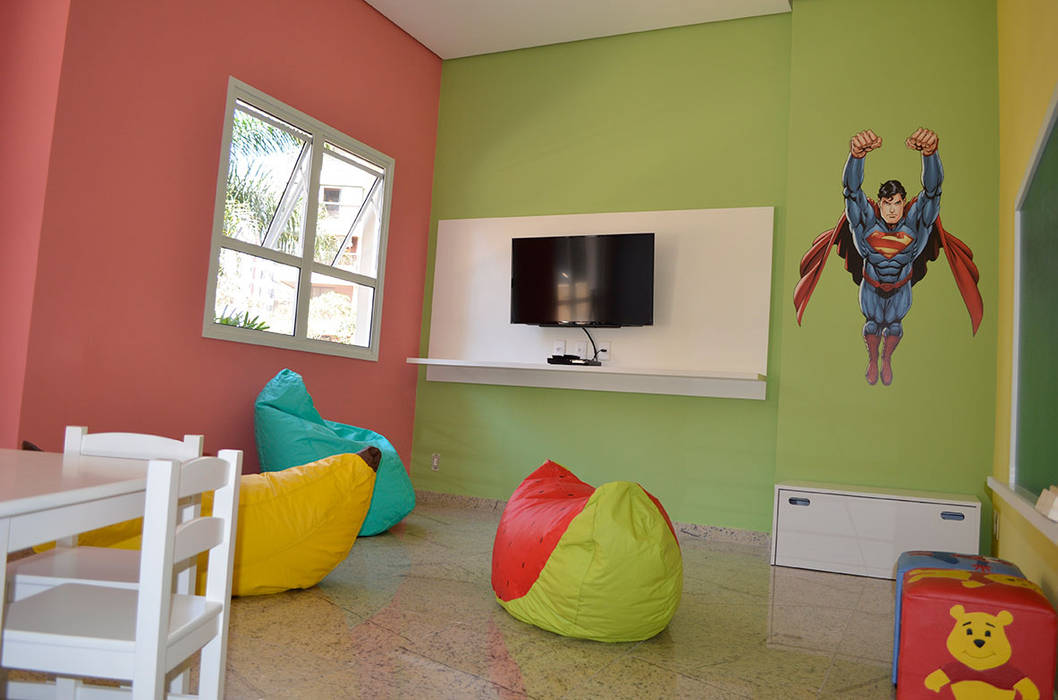 Brinquedoteca – Edif. Residencial., MEM Arquitetura MEM Arquitetura Quarto infantil moderno