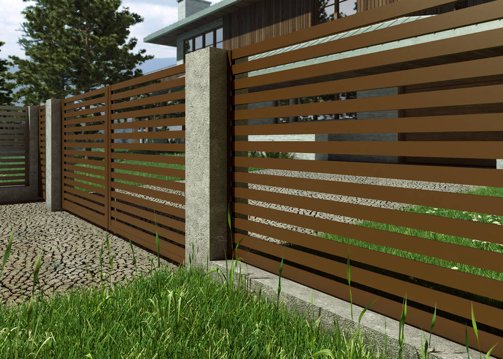 Ogrodzenie [AIR], Nive Nive Taman Modern Aluminium/Seng Fencing & walls