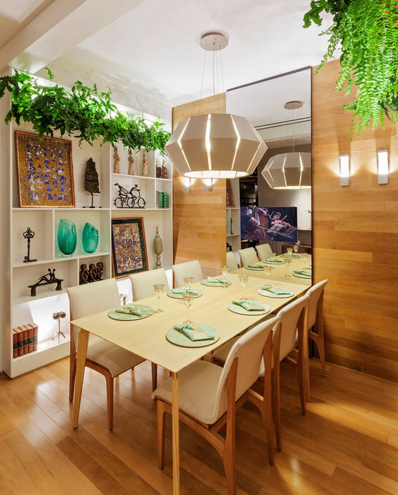 Mostra - Casa Cor Minas - Sala de Jantar e Adega, Laura Santos Design Laura Santos Design Salas de jantar modernas