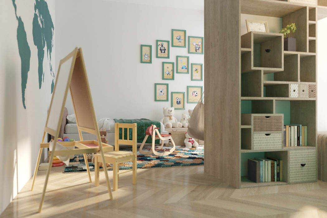 homify Stanza dei bambini in stile scandinavo