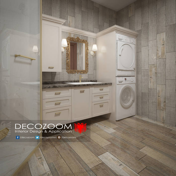 Bathroom DECOZOOM INTERIOR DESIGN İç bahçe İç Dekorasyon