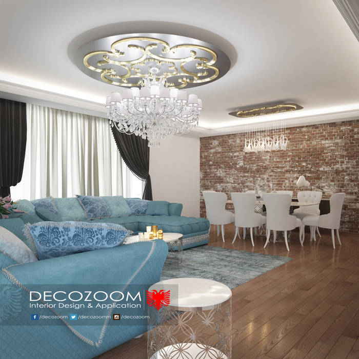 Livingroom DECOZOOM INTERIOR DESIGN İç bahçe İç Dekorasyon