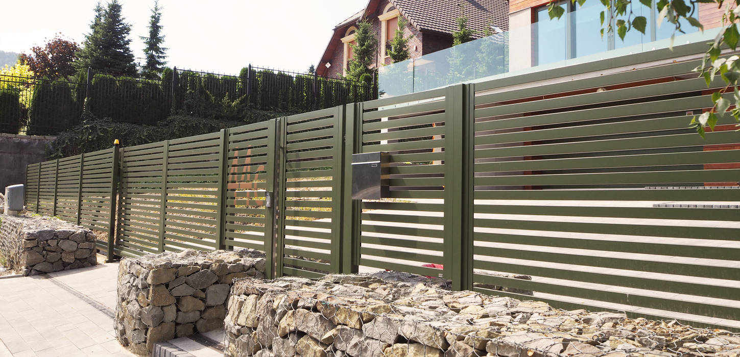 Ogrodzenia realizacje, Nive Nive Taman Modern Aluminium/Seng Fencing & walls