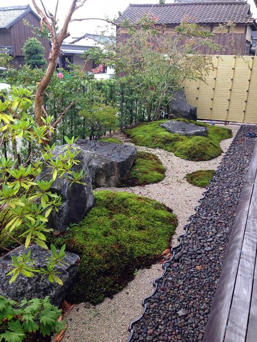 庭in新宮, 庭園空間ラボ teienkuukan Labo 庭園空間ラボ teienkuukan Labo Giardino in stile asiatico