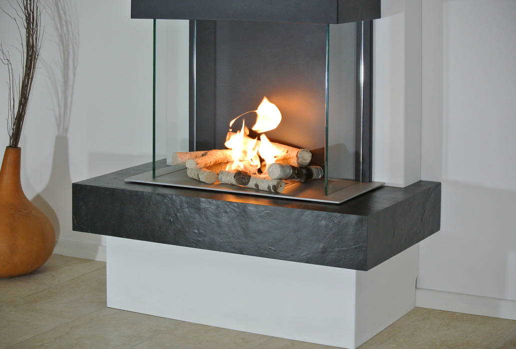 Milano, muenkel design - Elektrokamine aus Großentaft muenkel design - Elektrokamine aus Großentaft Living room Fireplaces & accessories