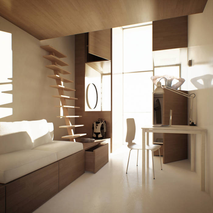 Quarto individual FORA Arquitectos