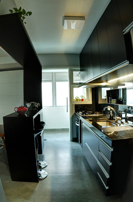 APARTAMENTO MOSTARDEIRO, Maxma Studio Maxma Studio 現代廚房設計點子、靈感&圖片