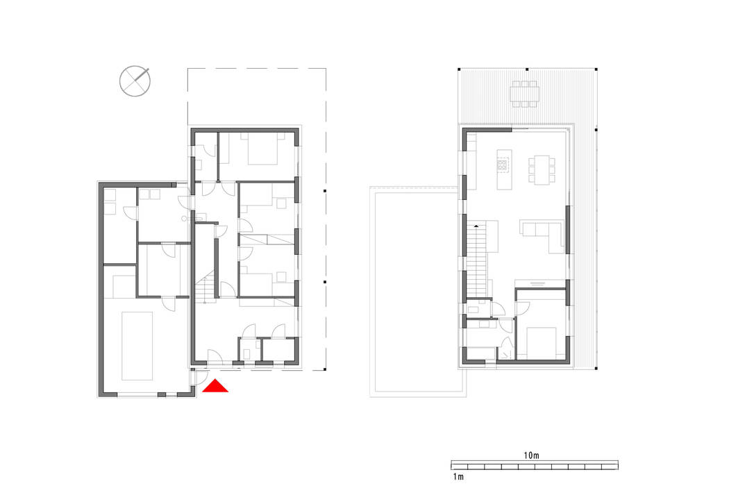 Einfamilienhaus am Hang, Architekt Stefan Toifl Architekt Stefan Toifl Casas estilo moderno: ideas, arquitectura e imágenes