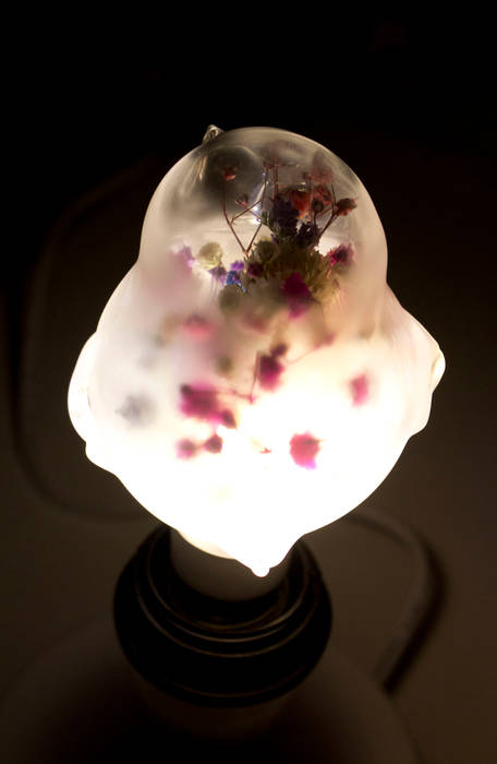 동굴전구 Cave bulb (Dried flower Ver) 글로리홀 GLORYHOLE LIGHT SALES 트로피컬 침실 조명