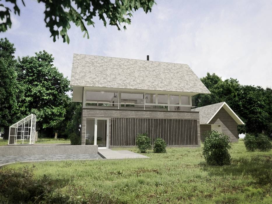 Casa - Taller , RRA Arquitectura RRA Arquitectura Casas de estilo minimalista Madera Acabado en madera