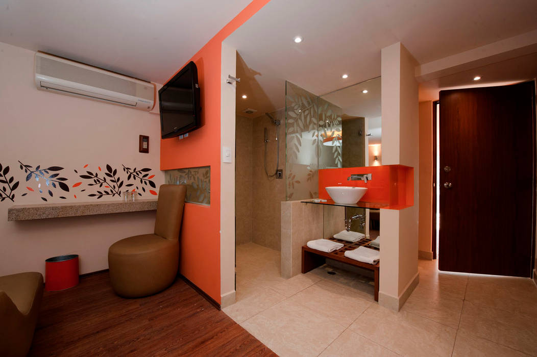 Hotel Tacuba , DIN Interiorismo DIN Interiorismo Baños modernos