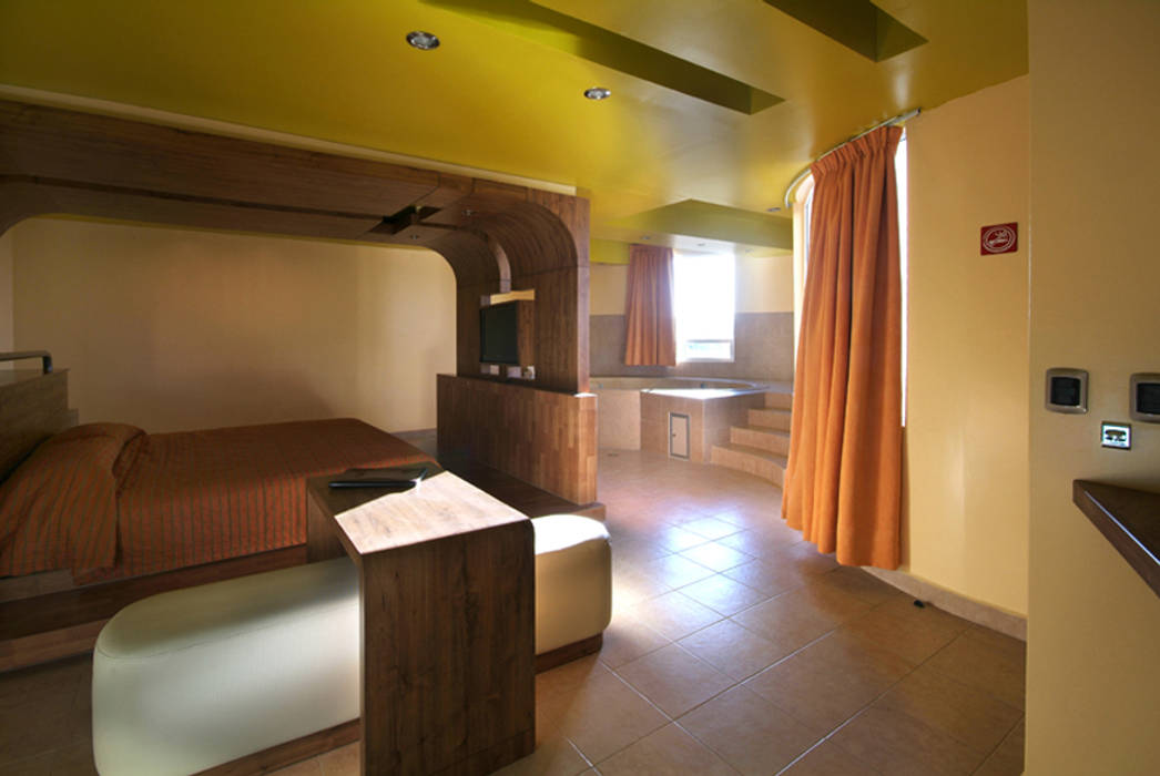 Hotel Ixtla , DIN Interiorismo DIN Interiorismo Modern style bedroom