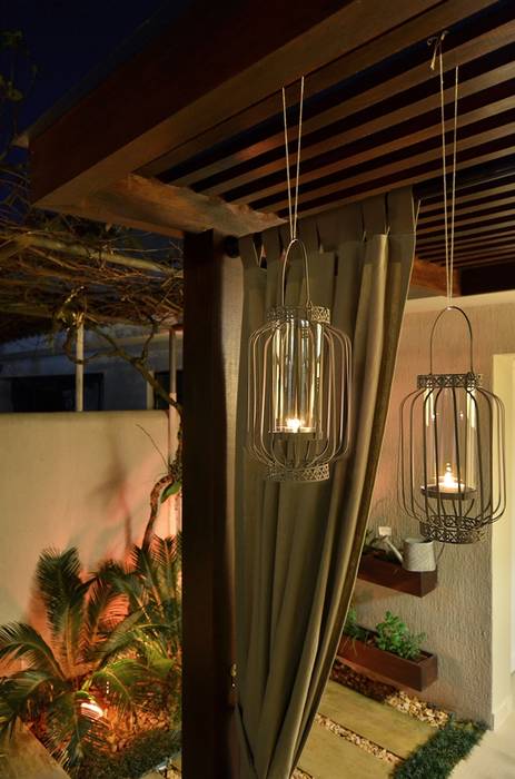 homify Rustic style garden Textile Amber/Gold Accessories & decoration