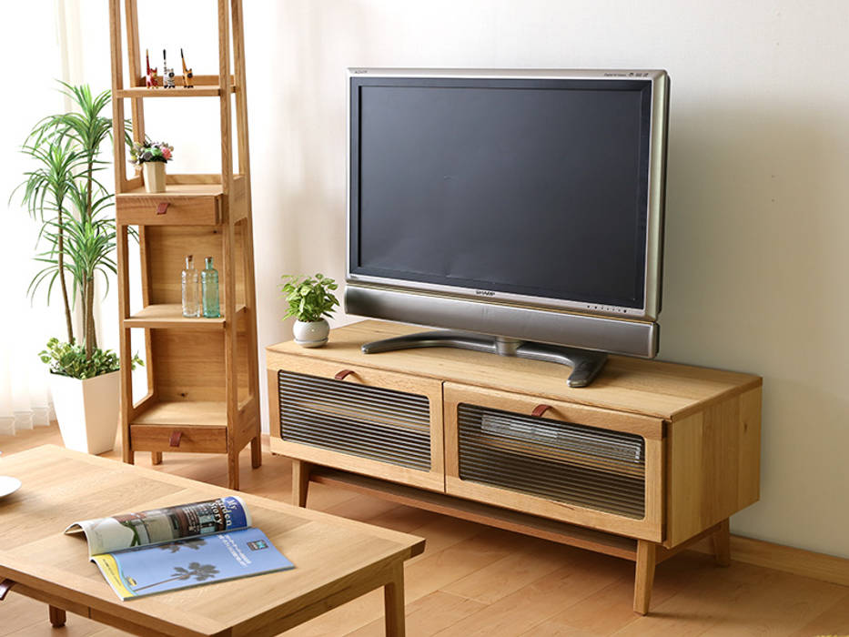 luonto, 株式会社 大雪木工 株式会社 大雪木工 Scandinavian style living room Wood Wood effect Shelves