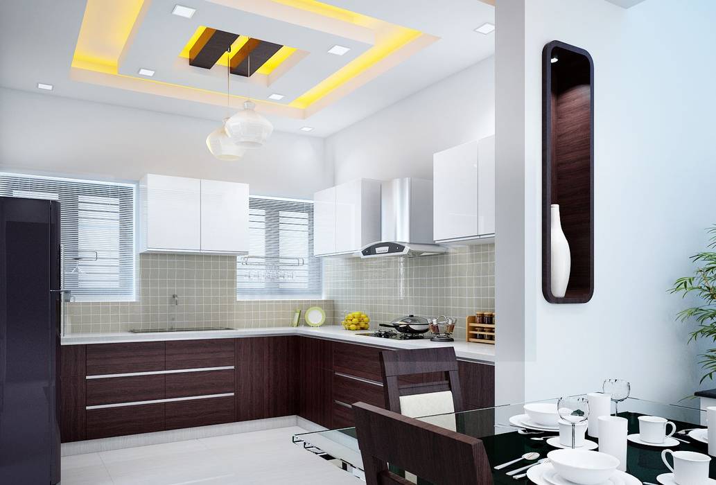 Kitchen Designs, Infra I Nova Pvt.Ltd Infra I Nova Pvt.Ltd Cucina moderna