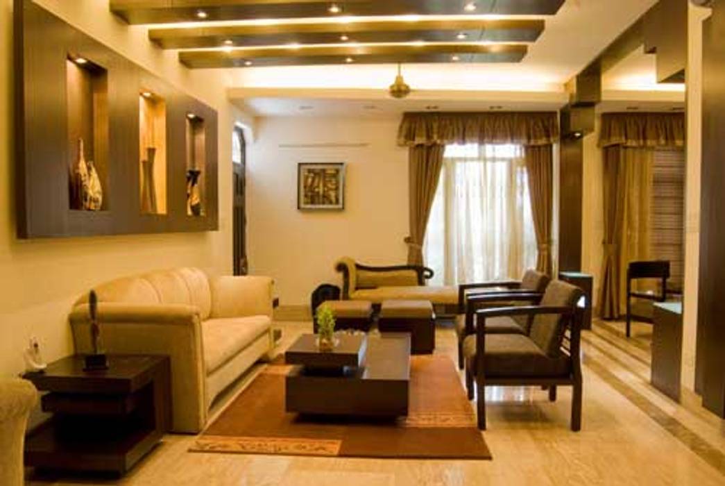 Interior Projects, Architect Harish Tripathi & Associates Architect Harish Tripathi & Associates Вітальня