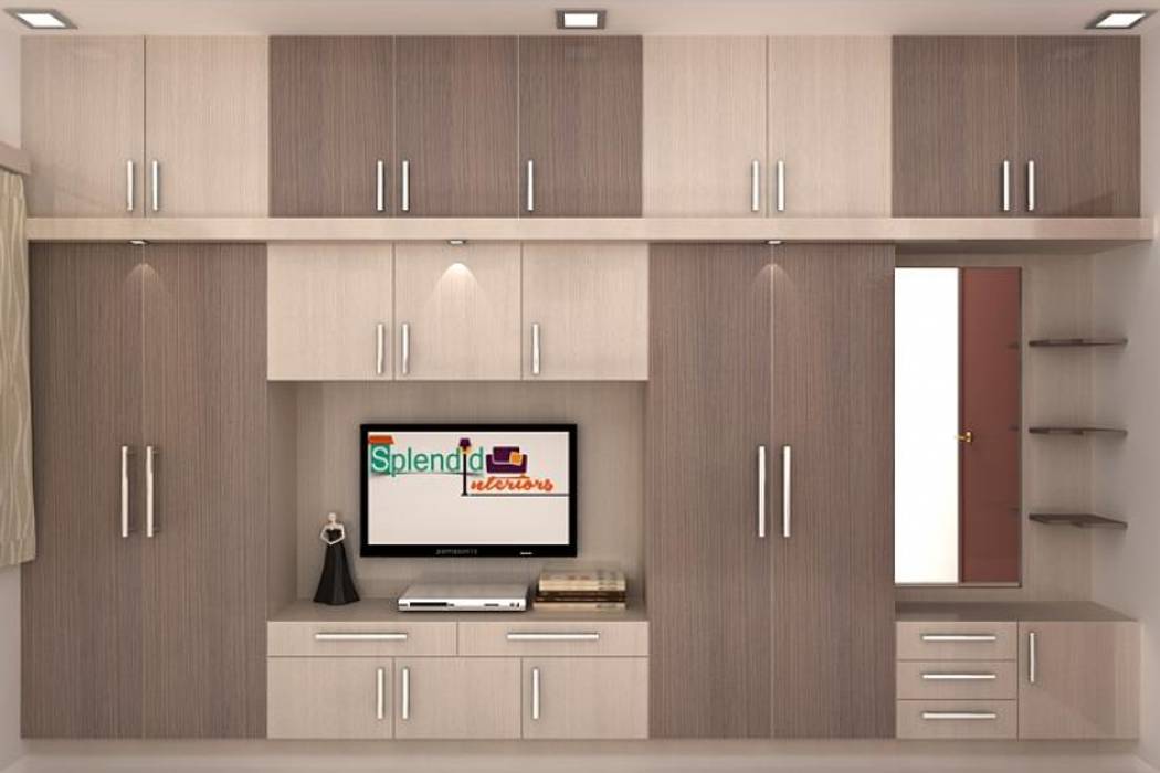 Wardrobes, Splendid Interior & Designers Pvt.Ltd Splendid Interior & Designers Pvt.Ltd Modern living room Cupboards & sideboards