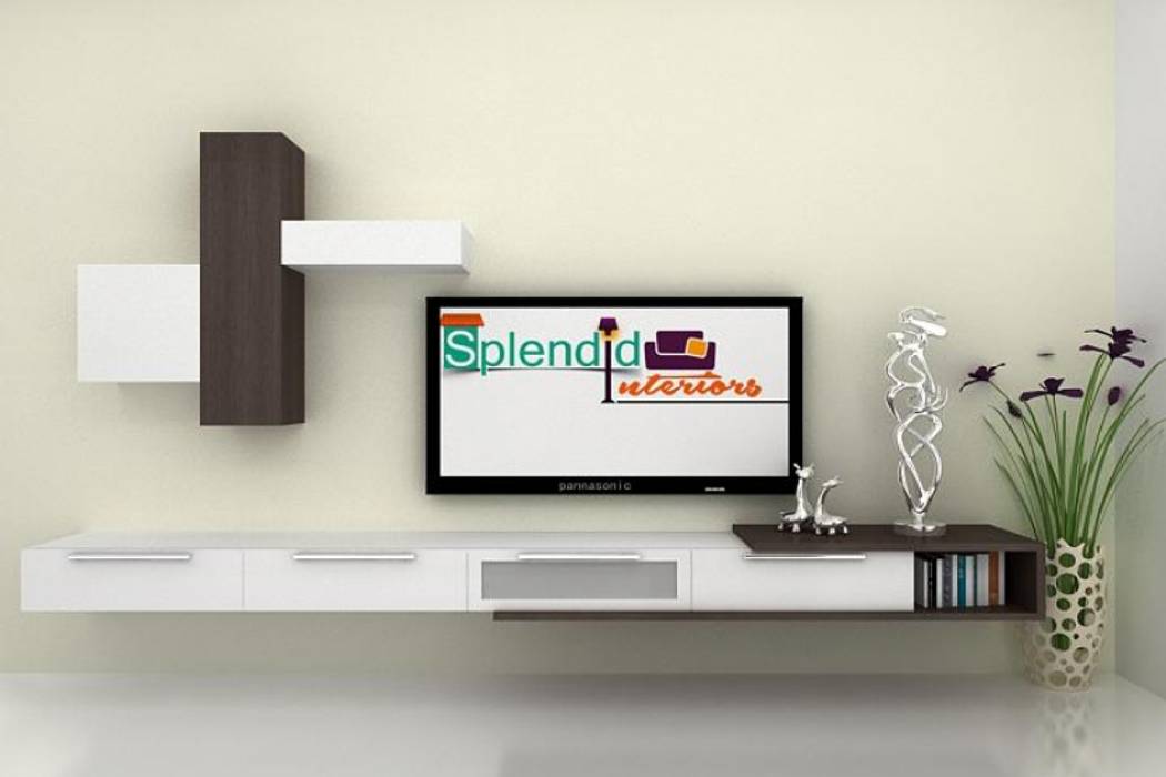 TV Units, Splendid Interior & Designers Pvt.Ltd Splendid Interior & Designers Pvt.Ltd Modern living room TV stands & cabinets