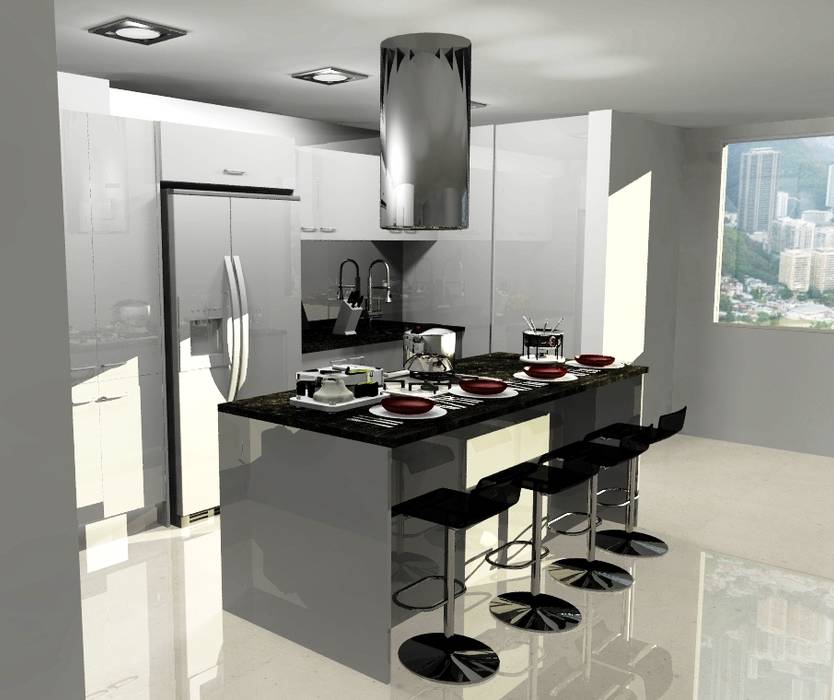 COCINA COMBINADA, ARCE FLORIDA LLC ARCE FLORIDA LLC Cocinas de estilo moderno Madera Acabado en madera