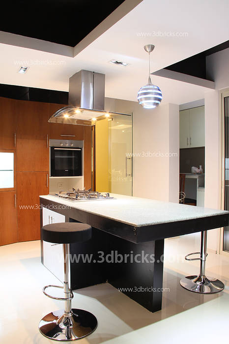 Interiors, 3DBricks 3DBricks Modern kitchen