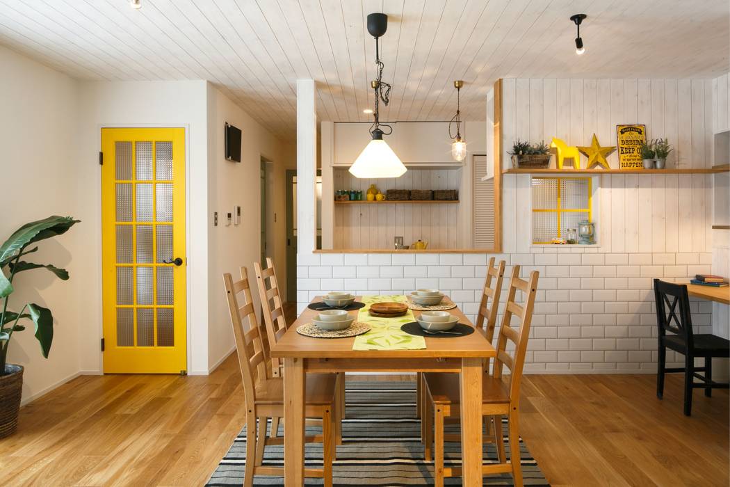 S's house, dwarf dwarf Ruang Makan Gaya Skandinavia