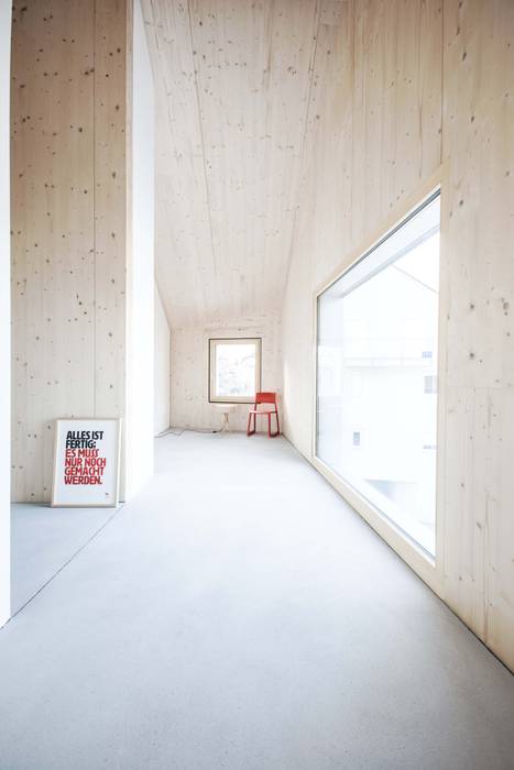 Küche Studio für Architektur Bernd Vordermeier Minimalistische Esszimmer Holz Holznachbildung