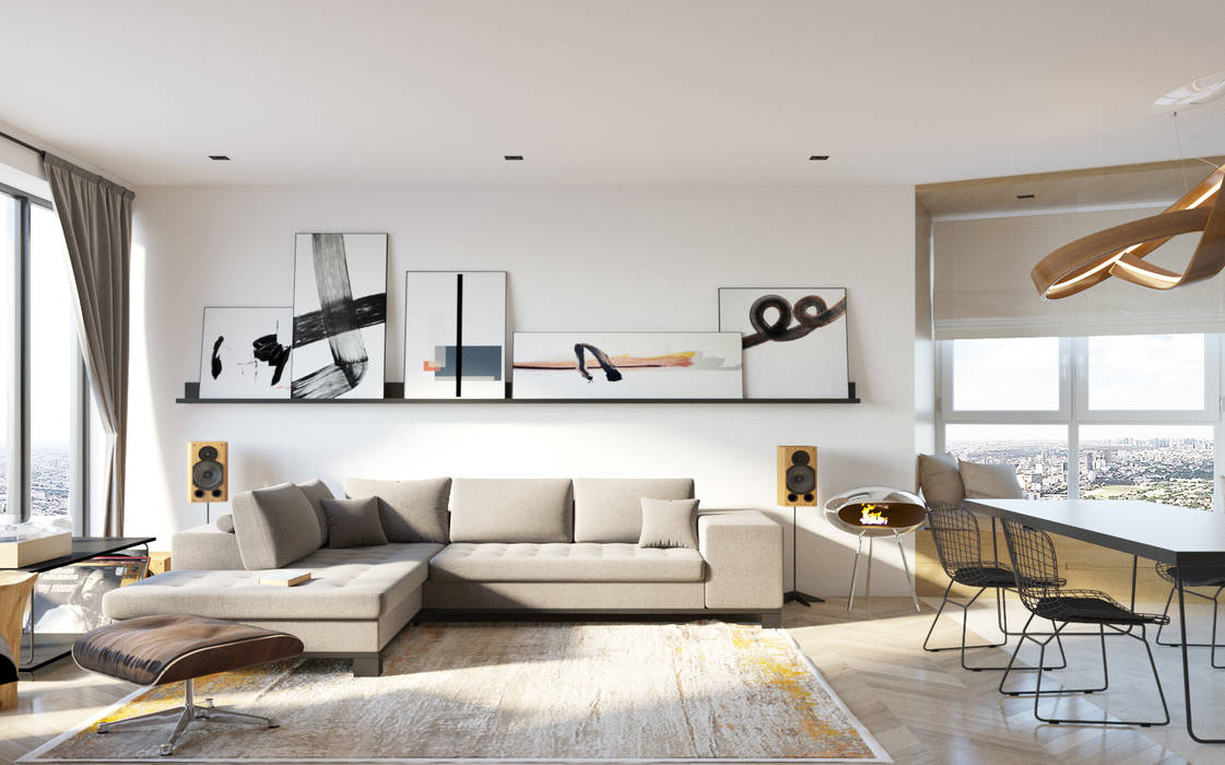 homify Minimalist living room