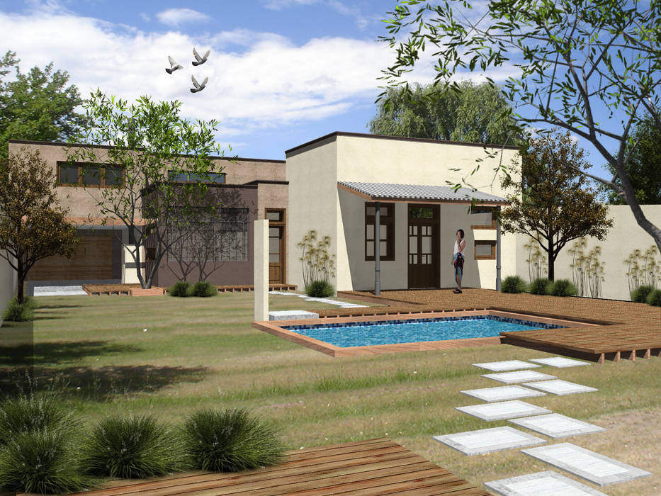 Nowoczesne domy od laura zilinski arquitecta Nowoczesny