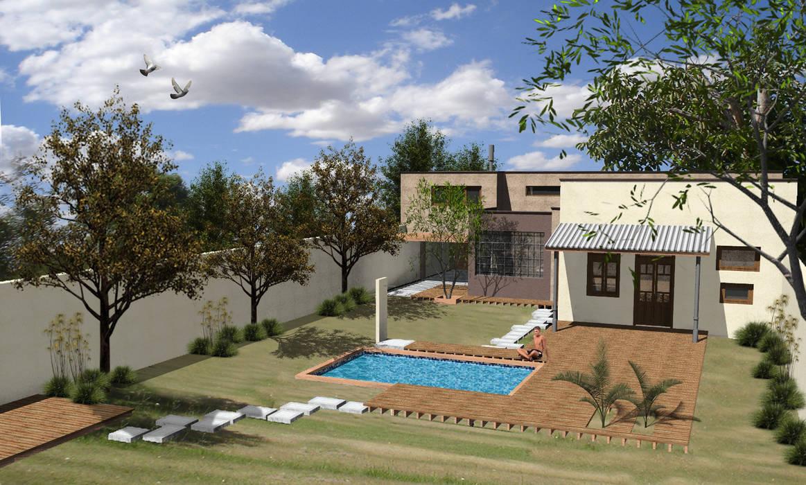 Nowoczesne domy od laura zilinski arquitecta Nowoczesny