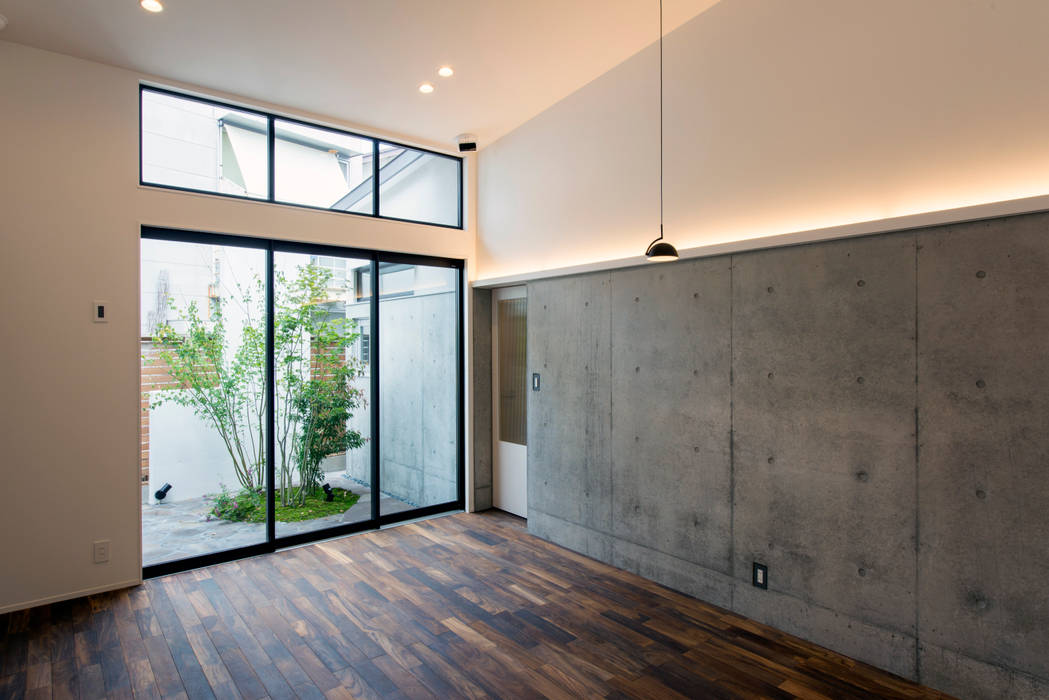 Chigusa Atelier-house Sakurayama-Architect-Design モダンデザインの 多目的室