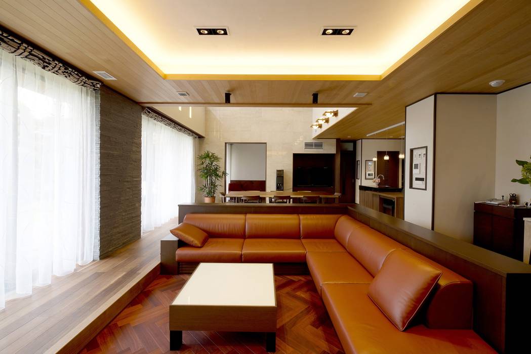 練馬のエコハウス（創エネルギーの近未来型エコハウス） , 有限会社 光設計 有限会社 光設計 Living room