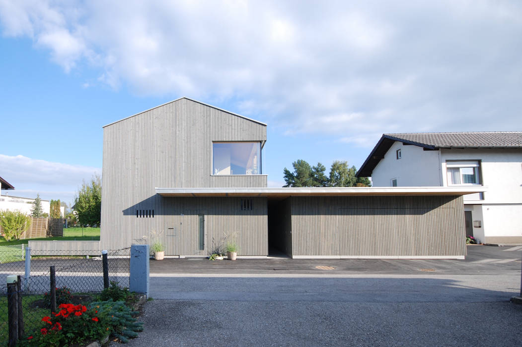 Westansicht schroetter-lenzi Architekten Moderne Häuser