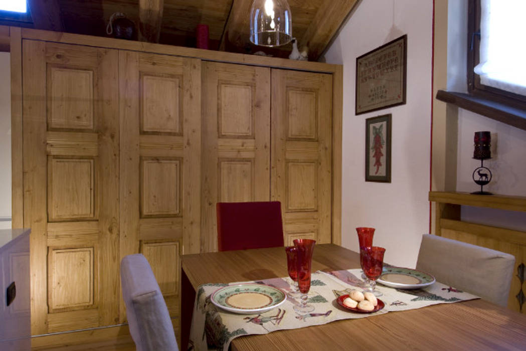 Cocooning in Courmayeur, Architetto Domenico Mazza Architetto Domenico Mazza