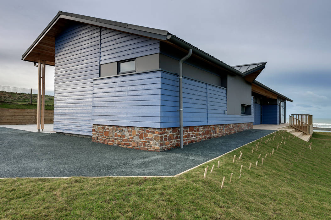 Bude Cricket Pavilion Trewin Design Architects Powierzchnie handlowe Miejsca na imprezy