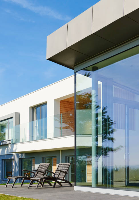 Sandhills Glazing Exterior Barc Architects Modern windows & doors Glass
