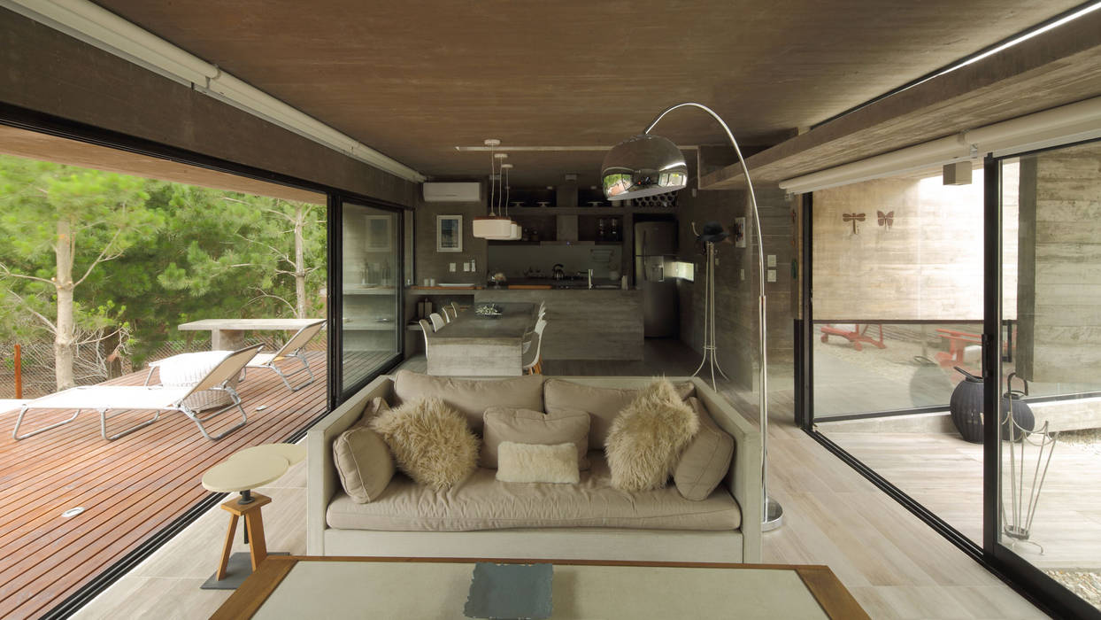 homify Minimalist living room Concrete