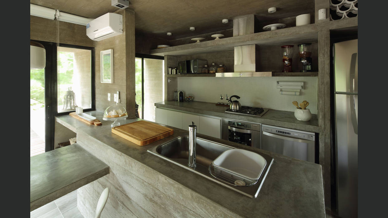 homify Kitchen Concrete