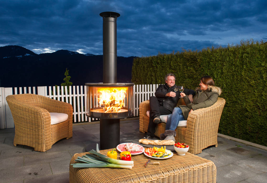 Outdoor Feuerstelle Ruegg Surprise Von Ruegg Cheminee Schweiz Ag Klassisch Eisen Stahl Homify