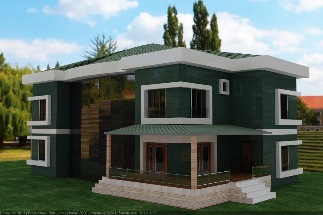 3D villa modelleme Desse Design Tasarım Uygulama ve Reklam Hizmetleri