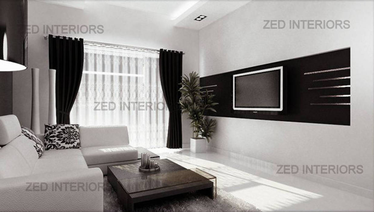 Living Area Designs, ZED Associates Pvt. Ltd. ZED Associates Pvt. Ltd. Modern living room
