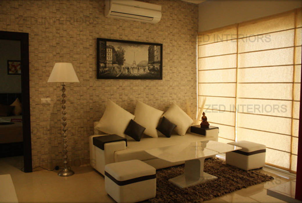 Living Area Designs ZED Associates Pvt. Ltd. Modern living room
